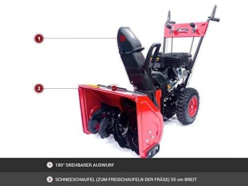 KnappWulf Kehrmaschine XL mit 250 SE Multifunktionsgerät und Kehrbreite
