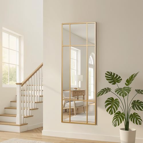 Casaphoria Rectangular Wall Mirror with Gold Metal Frame, 63x24 Inches - Modern Bathroom & Bedroom Mirror, Wall Mounted with Hardware Included for Living Room, Entryway or Hallway by Casaphoria - Image 2