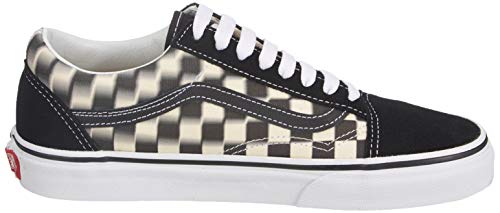Vans Vans "Blur Check Old Skool Sneakers (Black/CL White) Skate Checkerboard Shoes