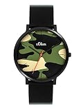 s.Oliver Unisex Analog Quarz Armbanduhr mit Silikonarmband SO-4074-PQ