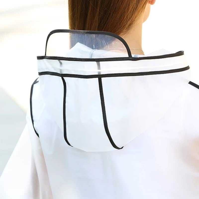Ladies Clear Plastic Raincoat Travel Waterproof Raincoat Men Poncho Outdoor Raincoat Carry Backpack(M Code)