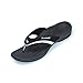 Powerstep Women’s Fusion Flip-Flop Sandals – Orthotic Sandal with Built-in Arch Support for Plantar Fasciitis and Flat Feet,Black,Women's Size 8 Regular US