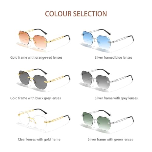 Lunettes de soleil polygones légères pour éviter la fatigue