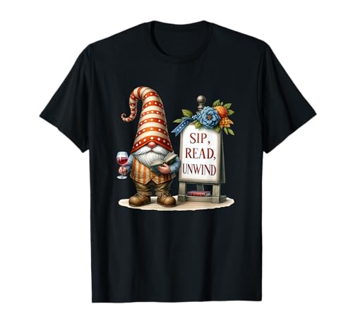 Teacher Retirement Gnome For Men And Women Retired Librarian Camiseta