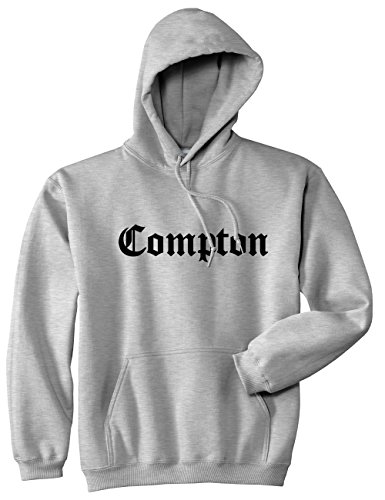 Kings Of NY Compton Los Angeles LA Cali West Coast Pullover Hoody Sweatshirt X-Large Grey