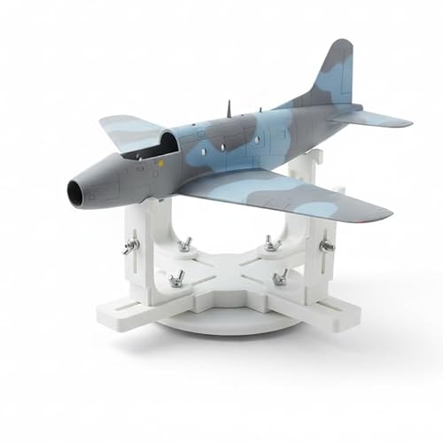 DSSWEN Model Airplane Painting Stand - Professional Adjustable Display Holder & Building Jig, Damped Rotating Base Hobby Tool for 1/72, 1/48, 1/32 Scale Models - Perfect for Painting and Detailing