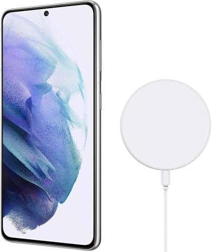 SAMSUNG Galaxy S21+ Plus 5G (128GB, 8GB) 6.7' AMOLED 2X, Snapdragon 888, Global 5G Volte (GSM + CDMA) Factory Unlocked (AT&T, Verizon, T-Mobile, Metro) G996U (Wireless Charger Bundle, Phantom Violet)