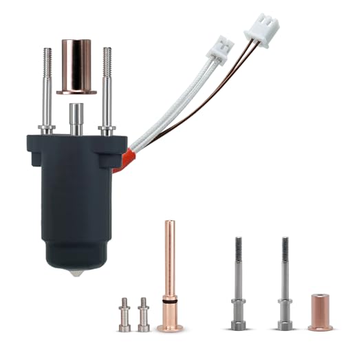 Microswiss FlowTech Hotend Upgrade for Creality Older and Newer K1 / K1 Max / K1C / K1 SE Pritners - Leakproof Nozzle - Cold Nozzle Change - High Flow - All Metal Design - Made in USA