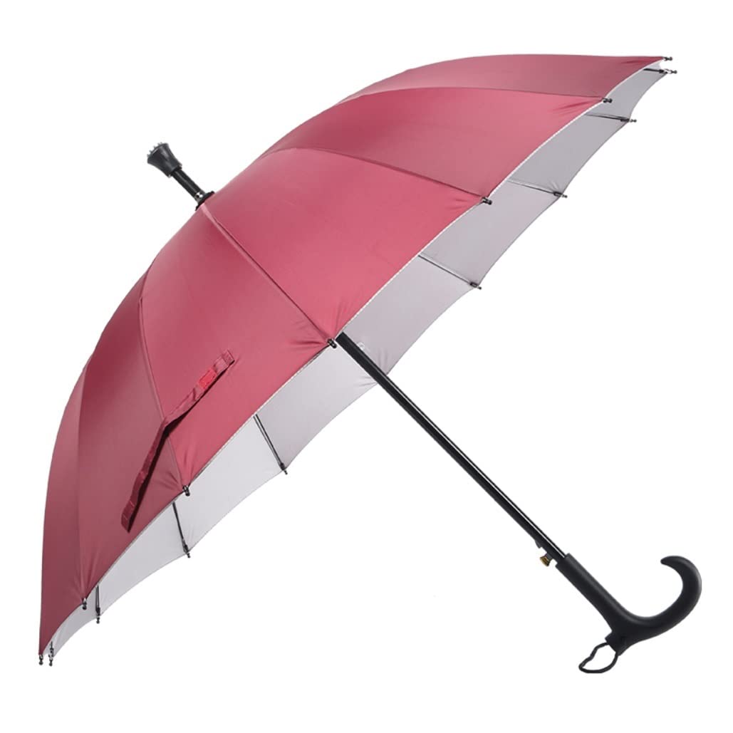 CMBSSTFC Parasol Modny długi uchwyt Prosty parasol Wiatroszczelny parasol ogrodowy Parasol przeciwdeszczowy Duże parasole Parasol (niebieski: A, rozmiar: 91 * 77 cm)