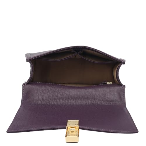 Image of Da Milano Leather Satchel Bag for Women