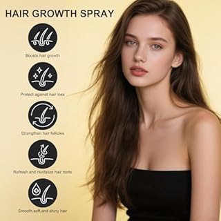 Rouclo Siero capelli con biotina e olio di ricino a spruzzo, con olio di rosmarino. Fiale anticaduta uomo e donna,barba, integratori per crescita capelli e lozione anticaduta-60ml