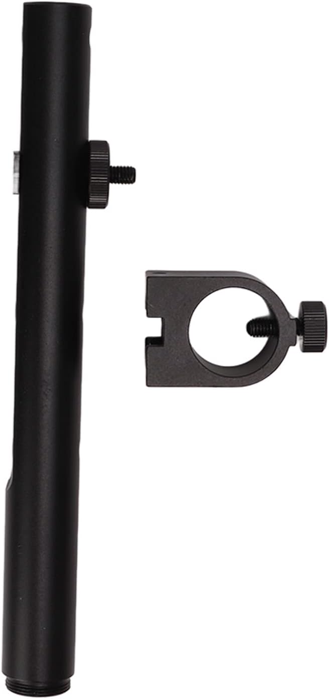 Alloy Metal Display Screen Hanging Bar for Video Microscope Stand - 25 mm Diameter Monitor Support Holder Extra Arm - Compatible with 7 8 and 10 inch LCD Displays - 205 mm Length (25mm)