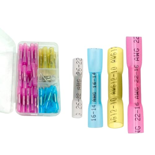 Kit de Espaguete Isolante com Solda Termo Retrátil, 65 Peças, 4 Modelos. Conjunto Espaguete Retrátil