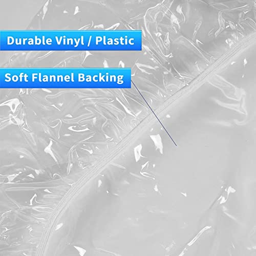 Couverture de table transparente à élastique pour repas de famille en extérieur - 3