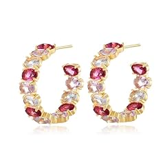 Pink Main Crystal/Gold-tone