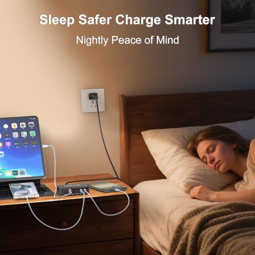 130W USB C Charger Block GaN 6 Port Fast USB C Charging Station for Galaxy by Boyunenge - Used condition - Image 6