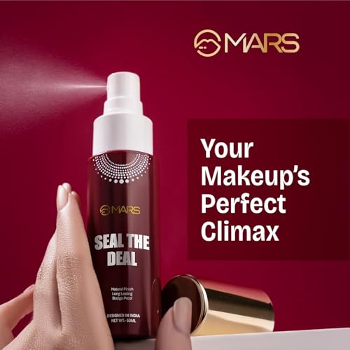 Image of Alcohol-Free Seal the Deal Makeup Fixer Spray with Hyaluronic Acid | Long-Lasting Hydrating Dewy Base Setting Spray | Budge Proof | Non Sticky (60 ml)-MR-SH-7711