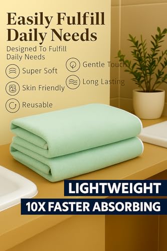 Image of Cortina Jacquard Design MicrofiberTowels for Bath Large Size-Super Soft Coral Fleece Bathing Towel with Hook Quick Dry Super Absorbent-Bath Towel for Men and Women-70x140 cm [ Light Blue ]