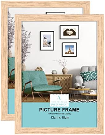 A3 Certificate Picture Frame,2 Pack Black Aluminium Photo Frame with plexiglass for Wall Mount Display,29.7x42 cm,Set of 2