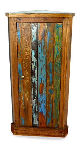 Livasia Armoire en Teck de Java, Bois de Bateau coloré recyclé, Commode, Durable et Fait Main,...