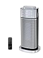 1500W Space Heater, Space Heaters for Indoor Use with Humidifier, Portable Heater with 70° Oscillation, Thermosta, 3 Heat Settings, Remote Control & 1-12 Hour Timer, Electric Heaters for Office & Home