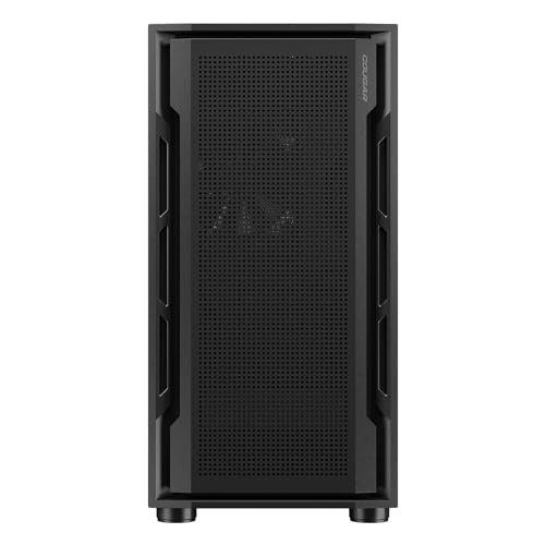 Cougar Uniface Mini Micro, ATX, USB 3.0, Panel Lateral de Vidrio Templado, Flujo de Aire Superior, Soporte de refrigeración de Agua de 240 mm, Ventilador preinstalado, gestión Avanzada de Cables,