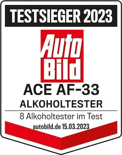 Alkomat ACE AF-33 - alkomat nr 1 według AUTO BILD (porównanie 2023) - policyjny tester alkoholu