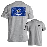 Sport Your Gear McNeese Cowboys Official State Flag Short Sleeve T-Shirt Athletic Heather Large
