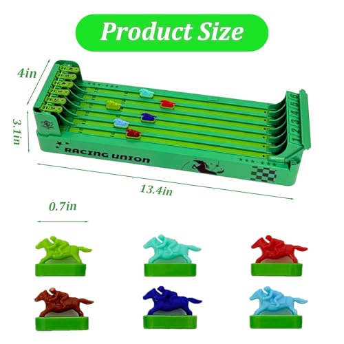 Juego de Mesa Electrico Carrera de Caballos con 6 Caballos miniatura 6