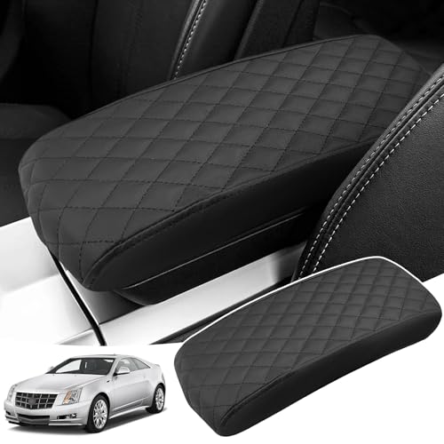 Image of Center Console Armrest Cover Compatible with Cadillac CTS 2008-2014 Protector Interior Accessories
