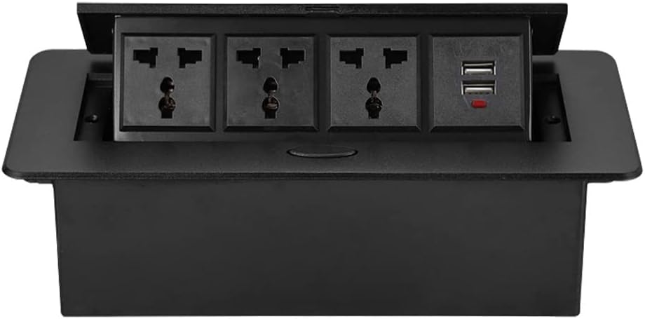 Desktop Hidden Socket Multi-Plug Countertop with -Up Socket Universal Power Outlet(C,22.3 * 10.8 * 7cm)
