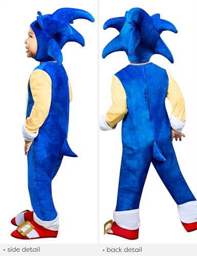 Disfraz Sonic the Hedgehog para niños talla 2T miniatura 3