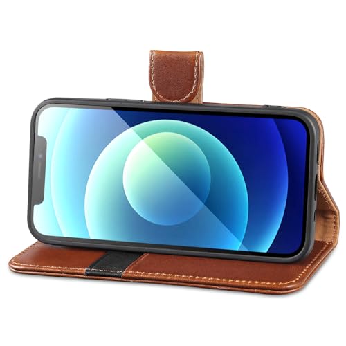 Étui pour iPhone 12 Mini marron antichoc et pratique - 6