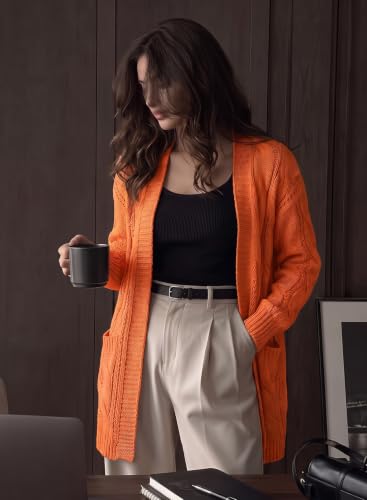 Image of Dokotoo Women Long Cardigan Open Front Knit Sweater 2026