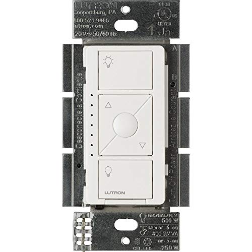 Lutron Caseta Smart Dimmer Switch For Elv+ Bulbs, 250W Led, Pd-5Ne-Wh, White (10-Pack) #TOP1