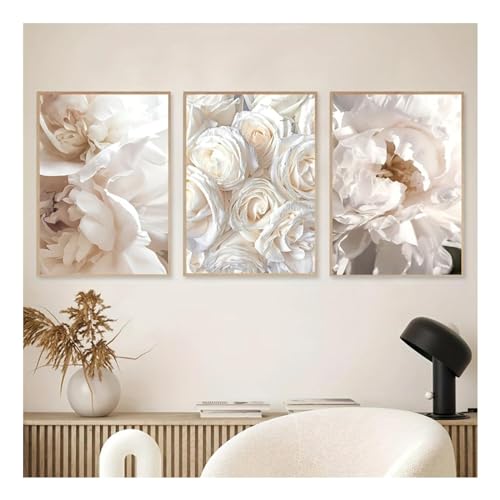 Fleurs modernes affiches botaniques pour habiller un grand mur vide sans cadre