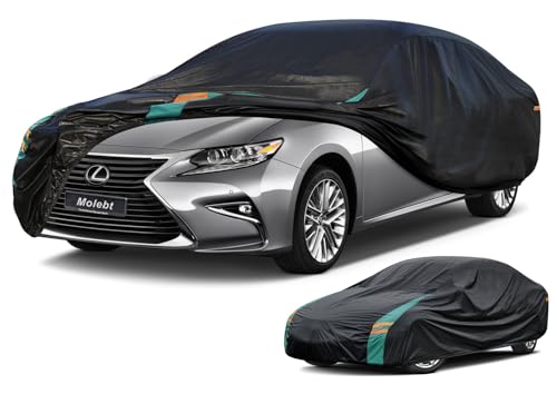 Image of Coupe Car Cover Custom Fit for Lexus ES 300 330 350(2015-2025), Waterproof All Weather for Automobiles, Outdoor Full Cover with Windproof Clip Straps.