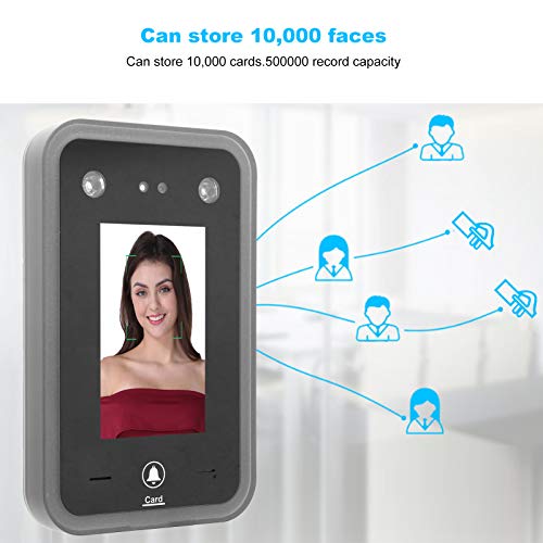 Assistência do tempo, controle de acesso e velocidade de reconhecimento facial dentro de 0,2s contro