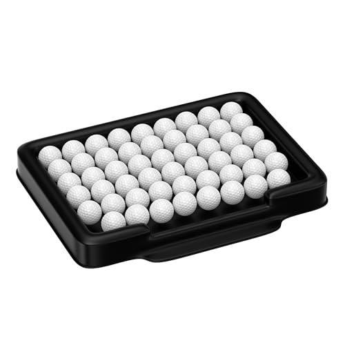 Asyxstar Golf Ball Tray Durability and Stability for Indoor and Outdoor Training Organize up to 53 Golf Balls