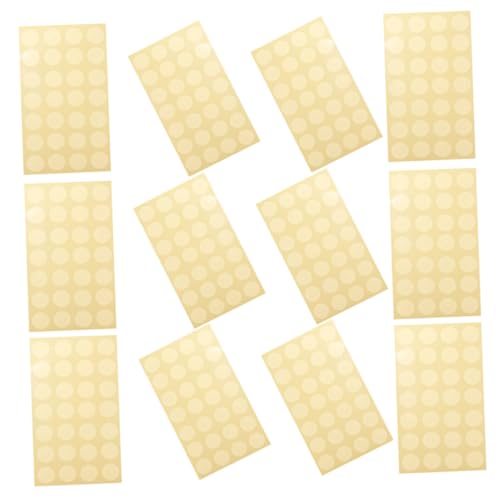 NUOBESTY 12 Sheets Journal Stickers Hole Punch Reinforcement Stickers Paper Hole Reinforcement Rings