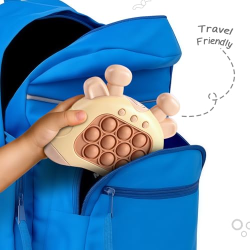 Intelliskills Pop & Play Pocket Gaming Console for Kids, Push Pop Interactive Game for Boys & Girls 3+ Years, Light & Sound Musical Toy, 4 Modes, Travel-Friendly, BIS Certified, Green, Ideal for Gift 6 41MoVGA+ofL