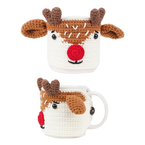 Primo Lines Adorable Reindeer Christmas Coffee Mugs & Cups -