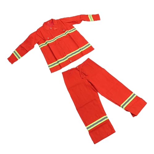 Fafeicy Safety Suit Fire Retardant High Visibility Apparel, Cotton Material, Heat Protective Clothing for Men, 4F to 392F, Ideal for Construction Sites (M) - Thumbnail 5