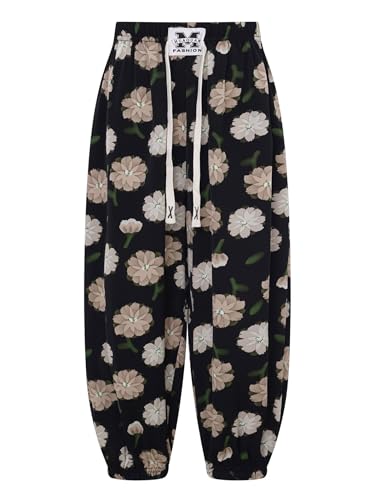 Children Harem Trousers Kids Boys Girls Casual Printed Loose Pants for Beach Daily Wear