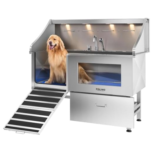 Versatile LED Dog Washing Station