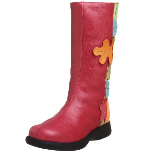 umi Toddler/Little Kid Leaves Boot,Raspberry,31 EU (US Little Kid 13-13.5 M)