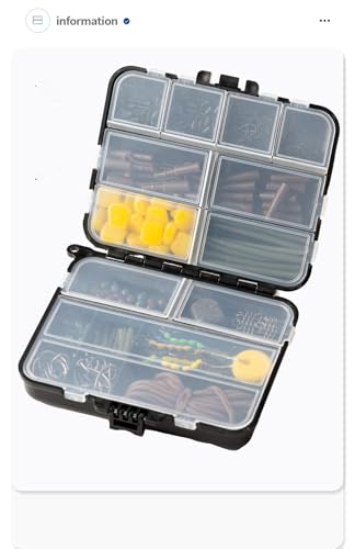 Kit de pesca para carpa con 268 piezas miniatura 6