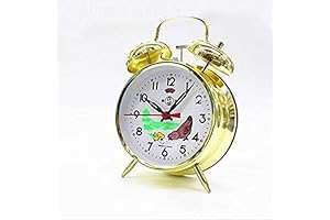 Farm Fun Wake Up Vintage Chick On A Bike Alarm Clock