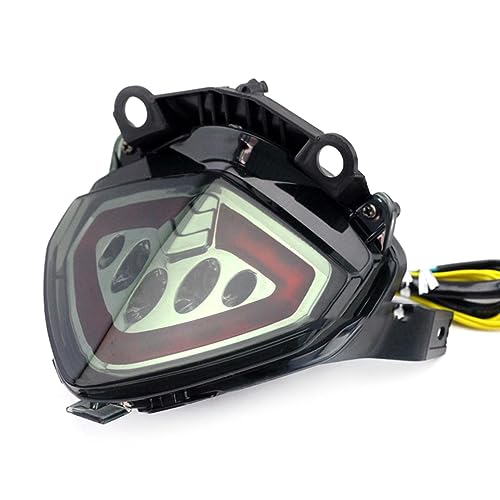 luzes da motocicleta Luz de freio traseira Sinal de mudança de direção da motocicleta Lâmpada pisca-