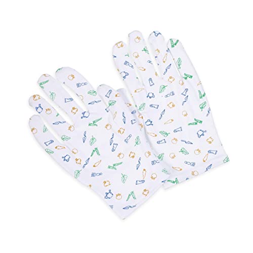 Earth Therapeutics Moisturizing Hand Gloves W/Garden Prints - (1 Pair) #TOP4